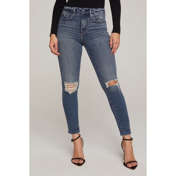 Good American Denim - Good American GOOD LEGS CROP Jeans